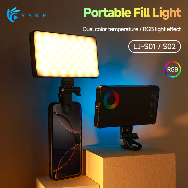Photography Blog - Luce video LED RGB Riempimento clip