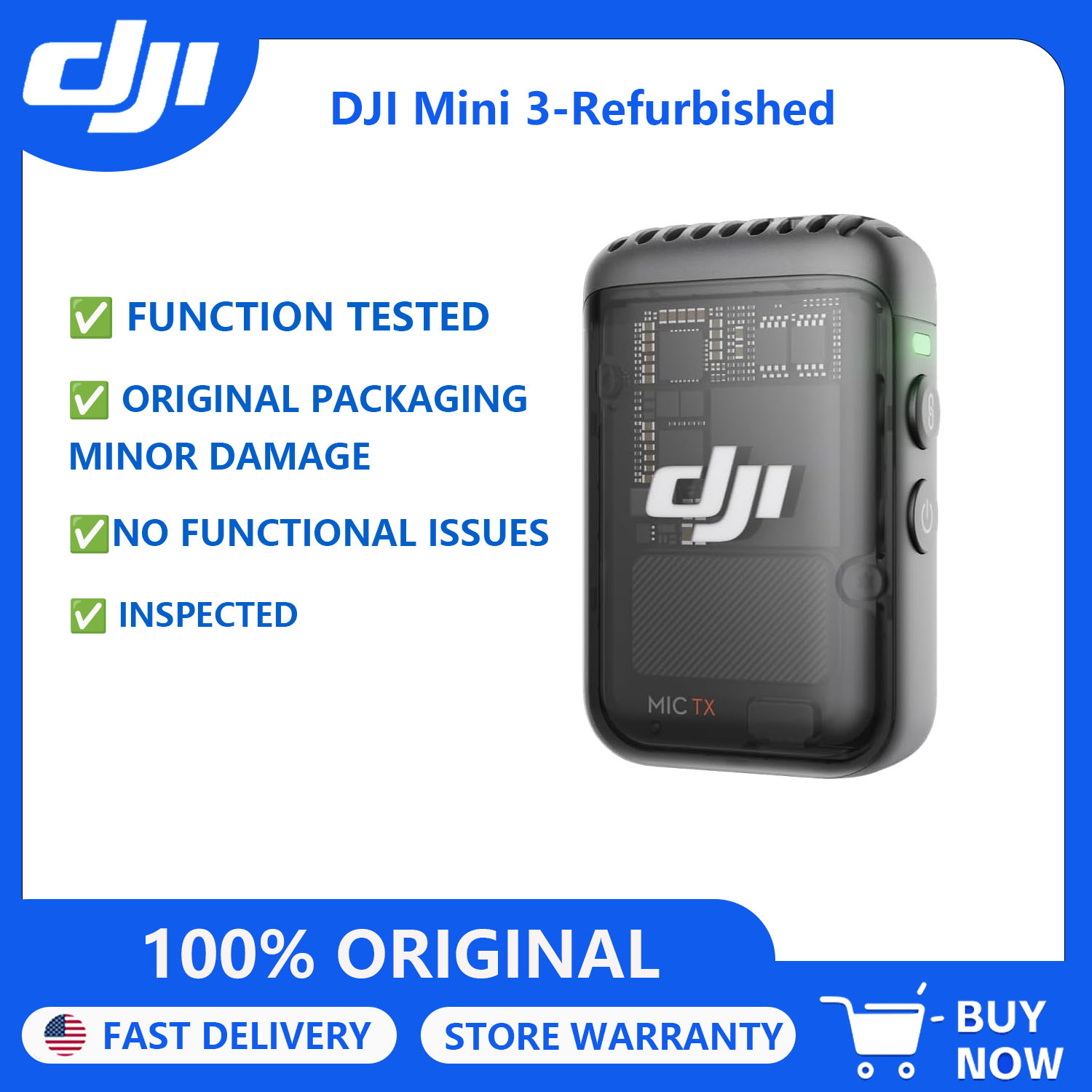 Photography Blog - Trasmettitore DJI Mic 2 Ricondizionato, Microfono