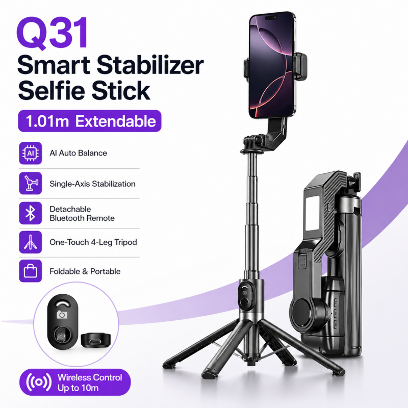 Photography Blog - Stabilizzatore Gimbal Monoassiale per Telefono, Asta
