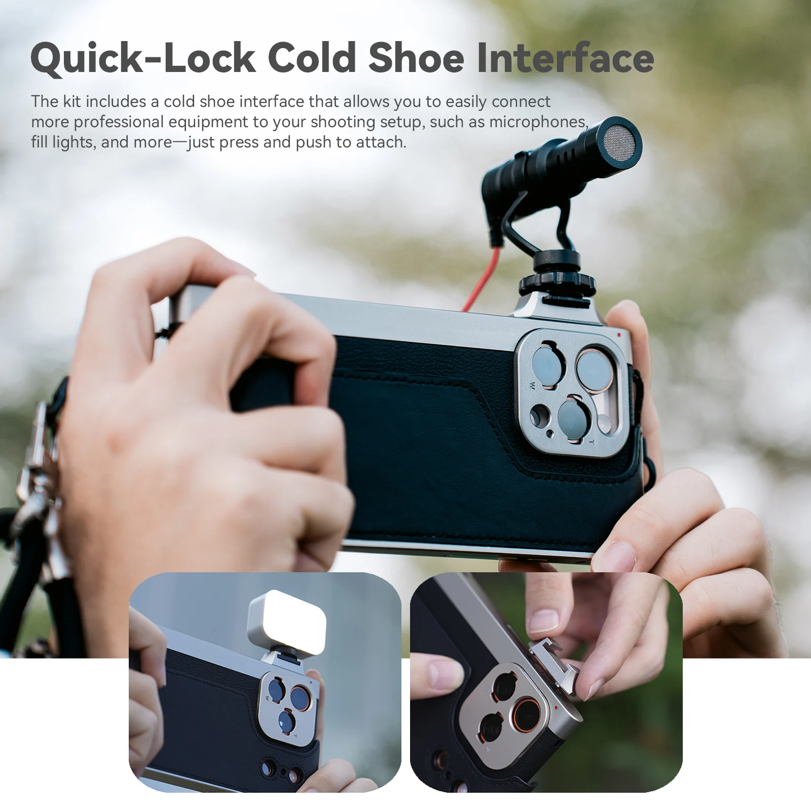 Photography Pro - Kit Fotografico Fotorgear per Telefono Cellulare