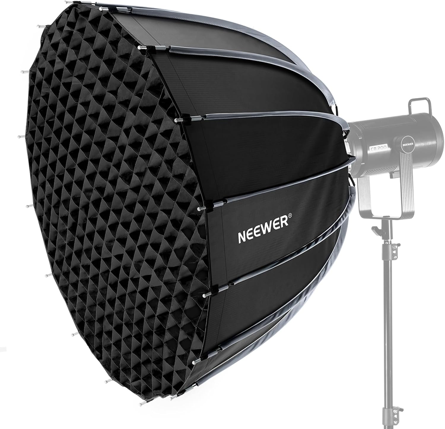 Photography Darkroom - Softbox Parabolico con Attacco Bowens, Kit
