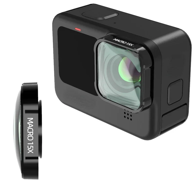 Filtro obiettivo Macro 15X HD  - Gopro Action Camera Hero 11 Black recensione e prezzo
