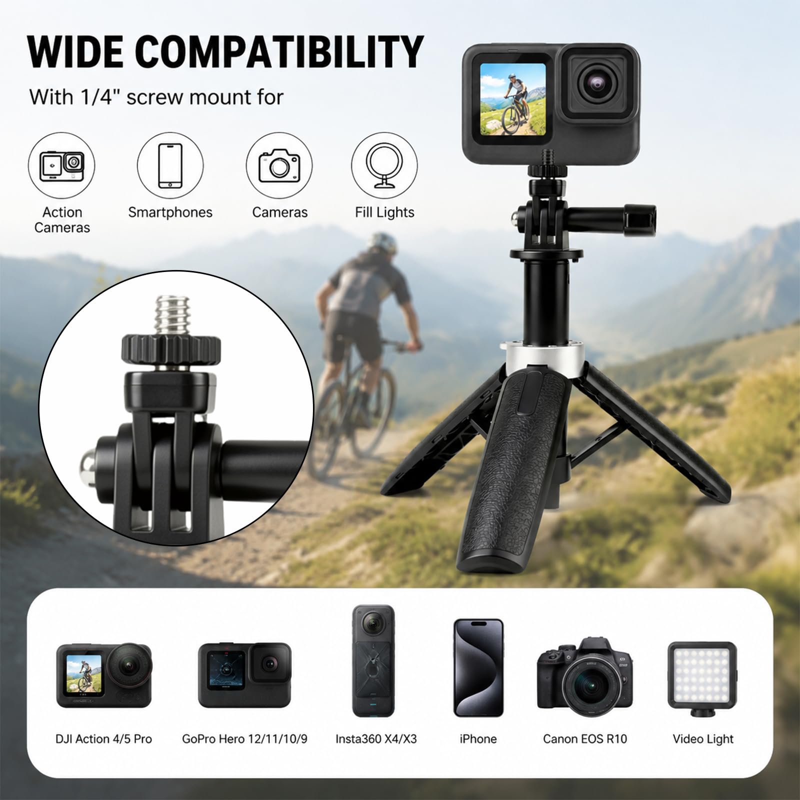 Mini treppiede estensibile, tr - Gopro Action Camera Hero 11 Black recensione e prezzo