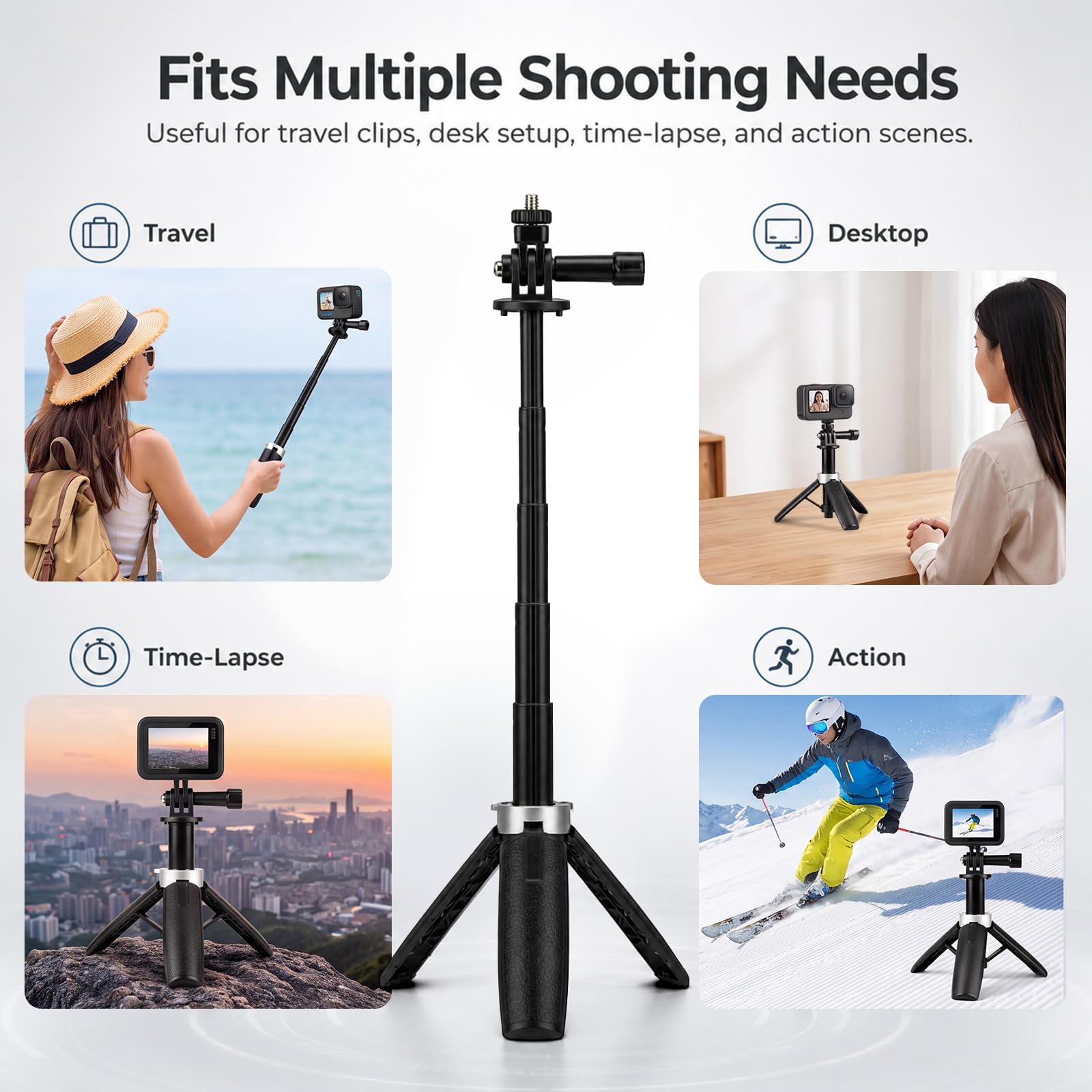 Mini treppiede estensibile, tr - Gopro Action Camera Hero 11 Black recensione e prezzo