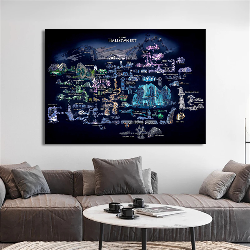 Poster del Gioco Hollow Knight - Photography Mapped recensione e prezzo