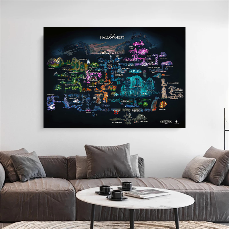 Poster del Gioco Hollow Knight - Photography Mapped recensione e prezzo