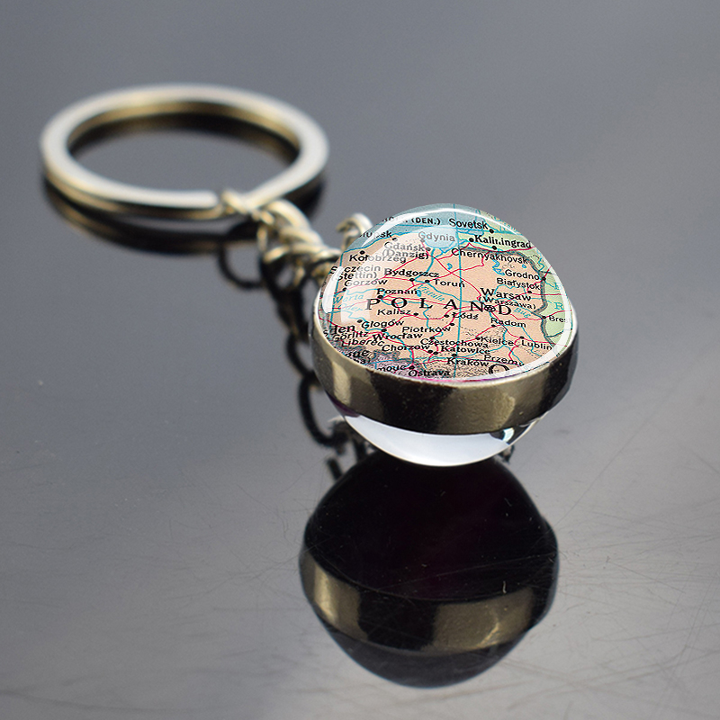 Portachiavi con mappa dei paes - Photography Mapped recensione e prezzo