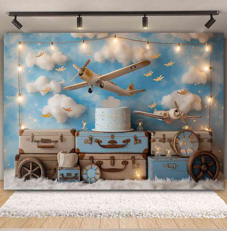 Baby Shower Mongolfiera Sfondo - Photography Mapped recensione e prezzo