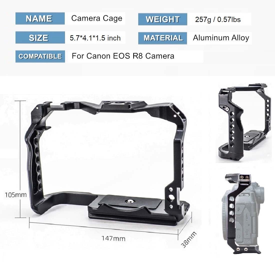 Gabbia per fotocamera con tela - Photography Blog recensione e prezzo