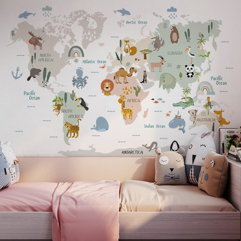 Adesivi Mappa del Mondo Animal - Photography Mapped recensione e prezzo