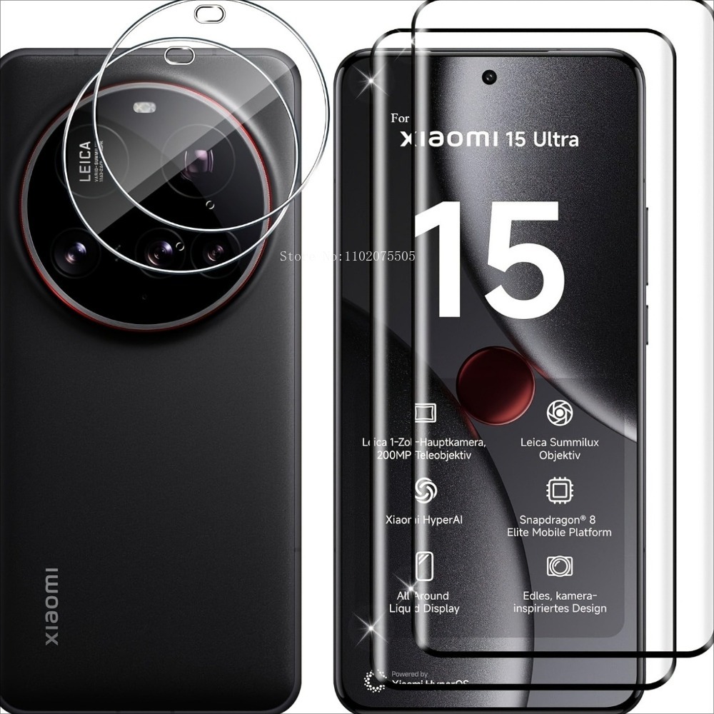 [4 in 1] 2 pezzi di vetro temp - Xiaomi Photography Kit 15 Ultra recensione e prezzo