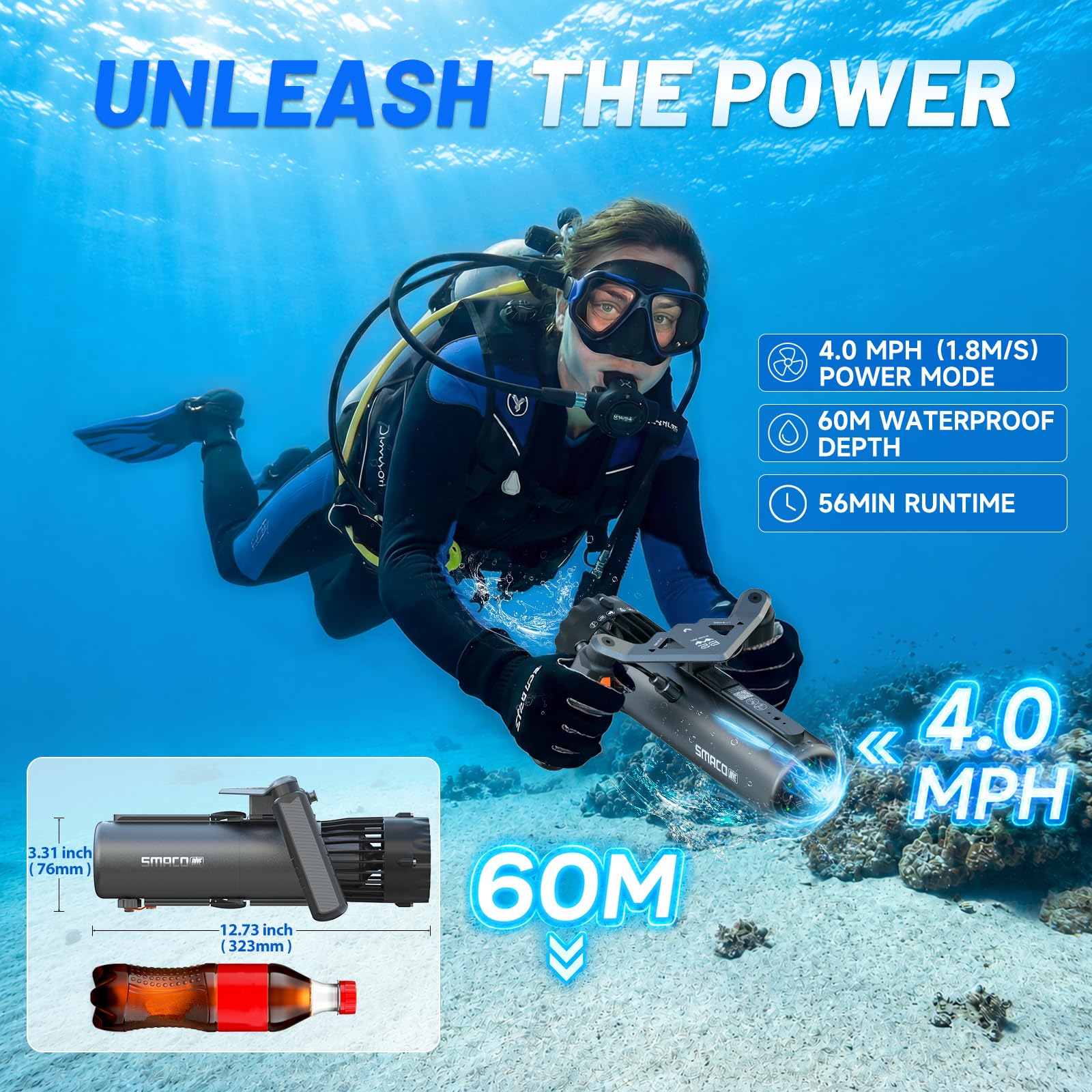 SMACO Scooter Subacqueo a Dopp - Photography Video recensione e prezzo