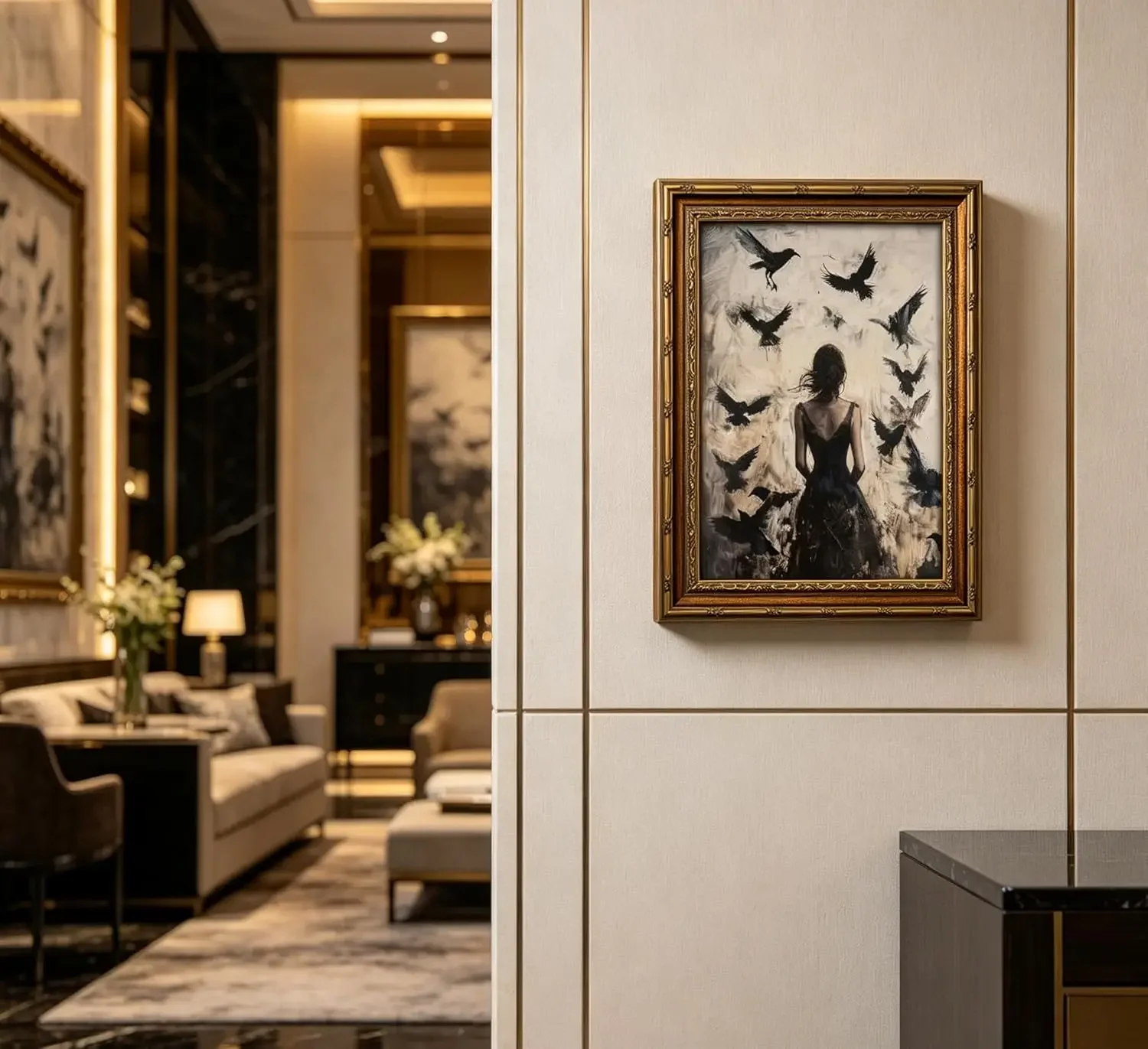 Quadro su tela con cornice a t - Photography Dark recensione e prezzo