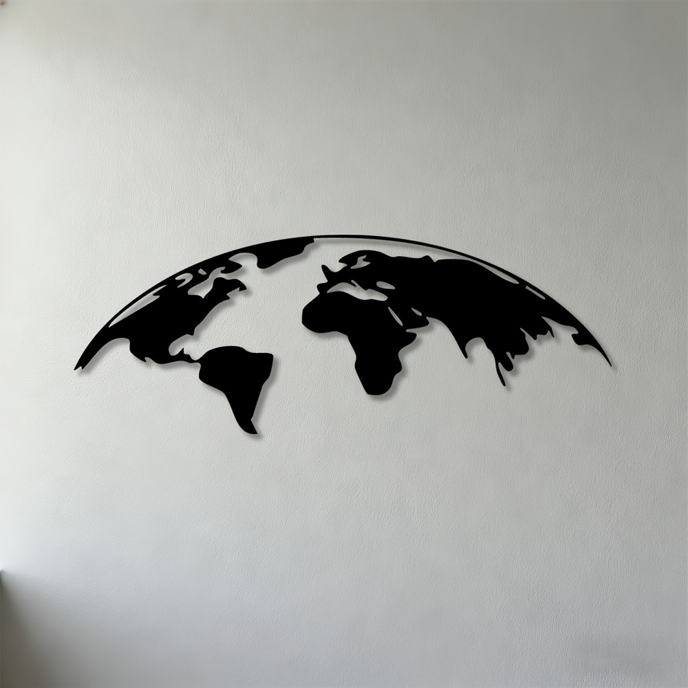 Scultura Mappamondo 2D in Meta - Photography Mapped recensione e prezzo
